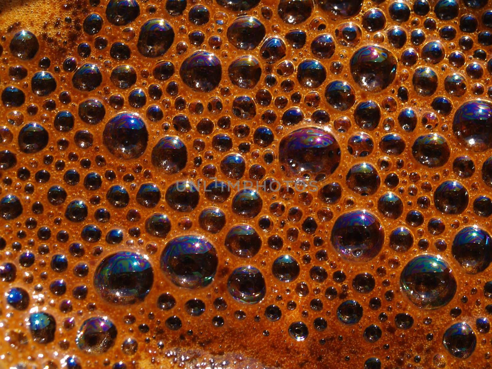 Coffee Froth Bubbles by Frankljunior