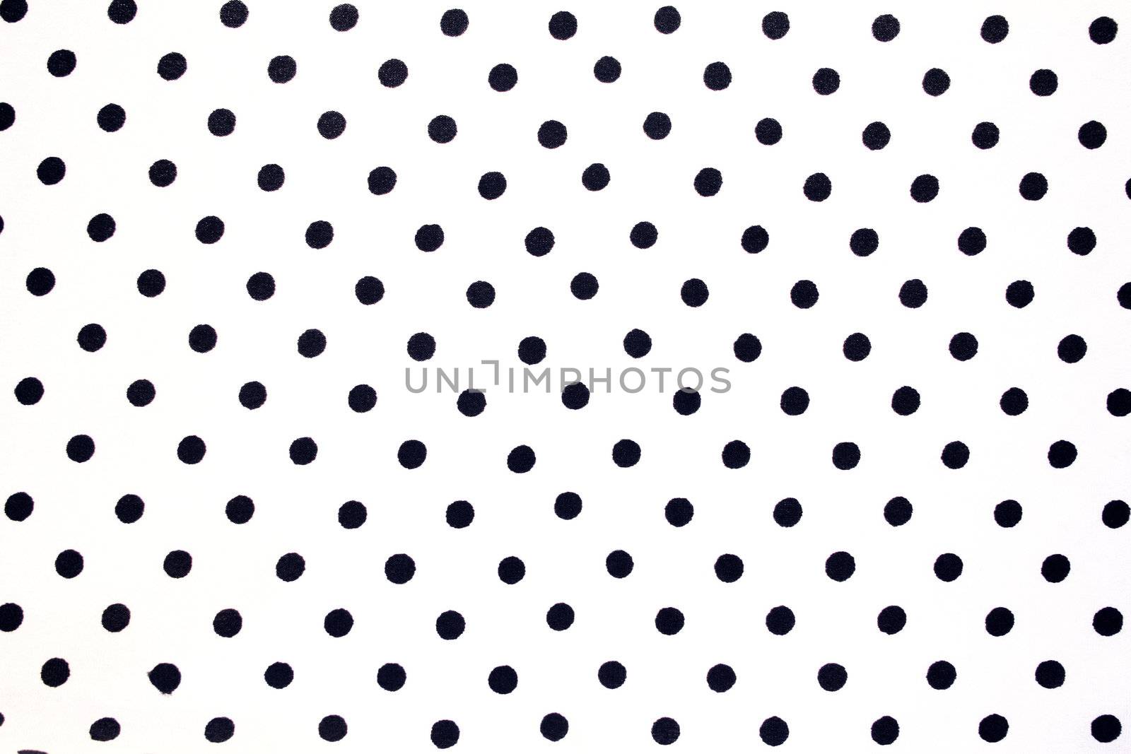 White fabric with black dots can use as background

