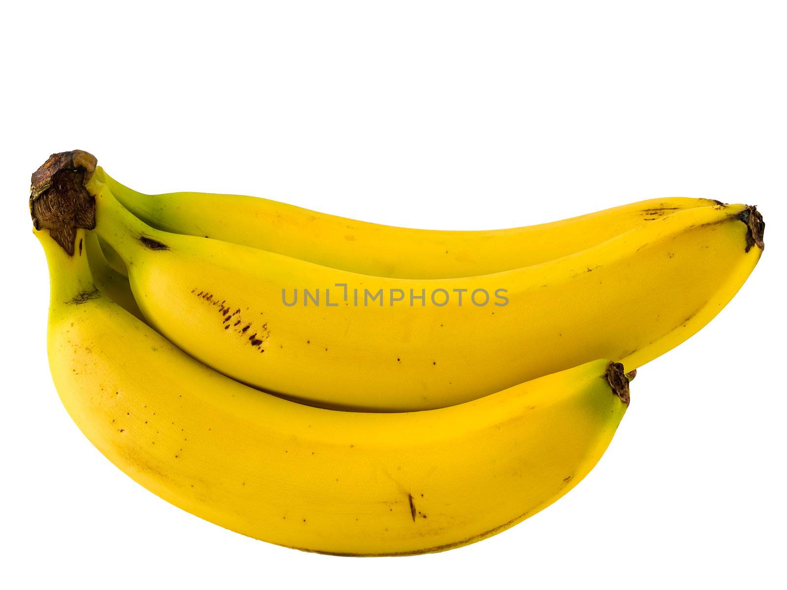 Banana isolated on a blank white background