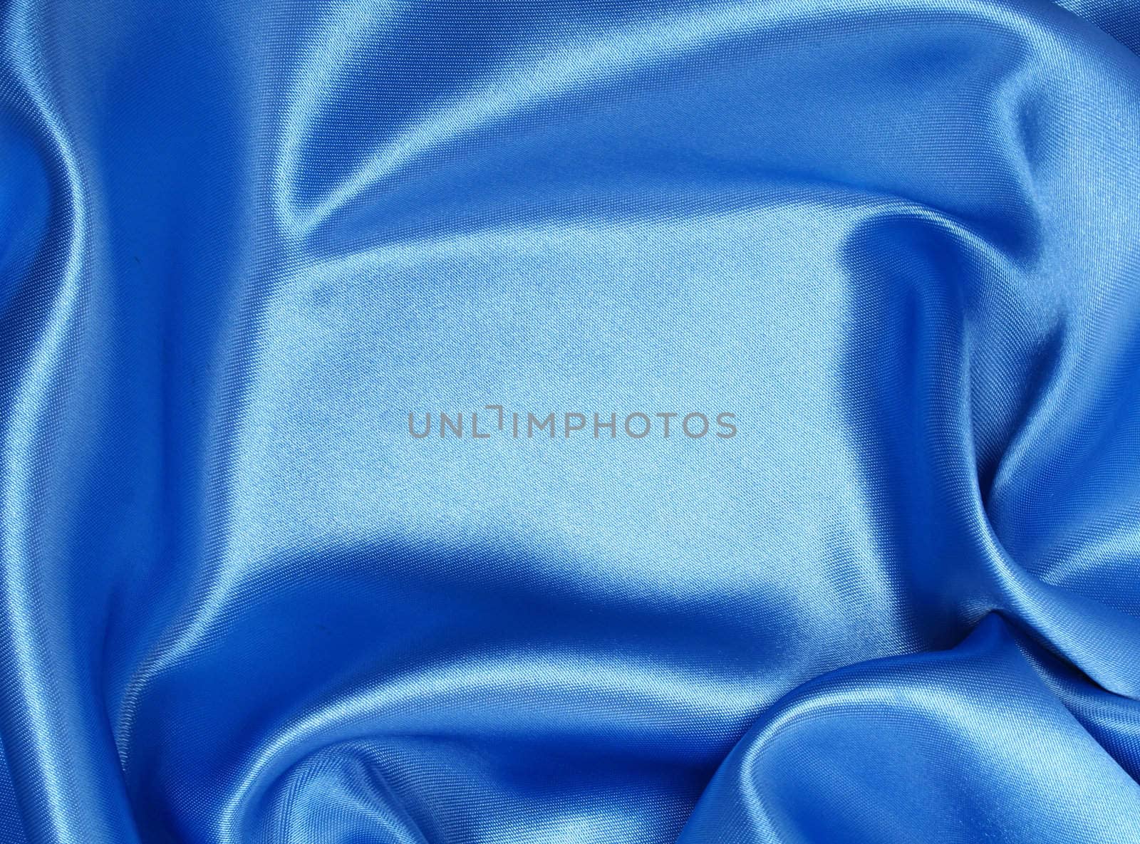 Smooth elegant blue silk can use as background 