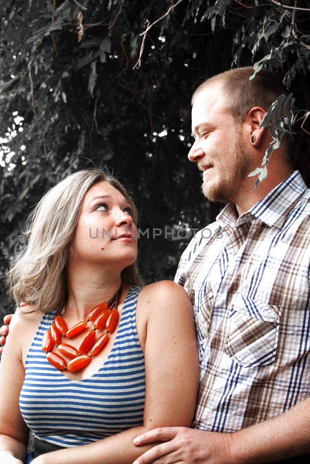 An attractive young couple