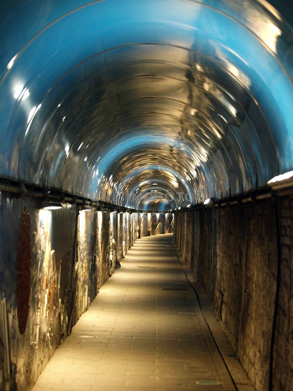 Cinche Terre - The Tunnel between Riomagiorre and via dell amore