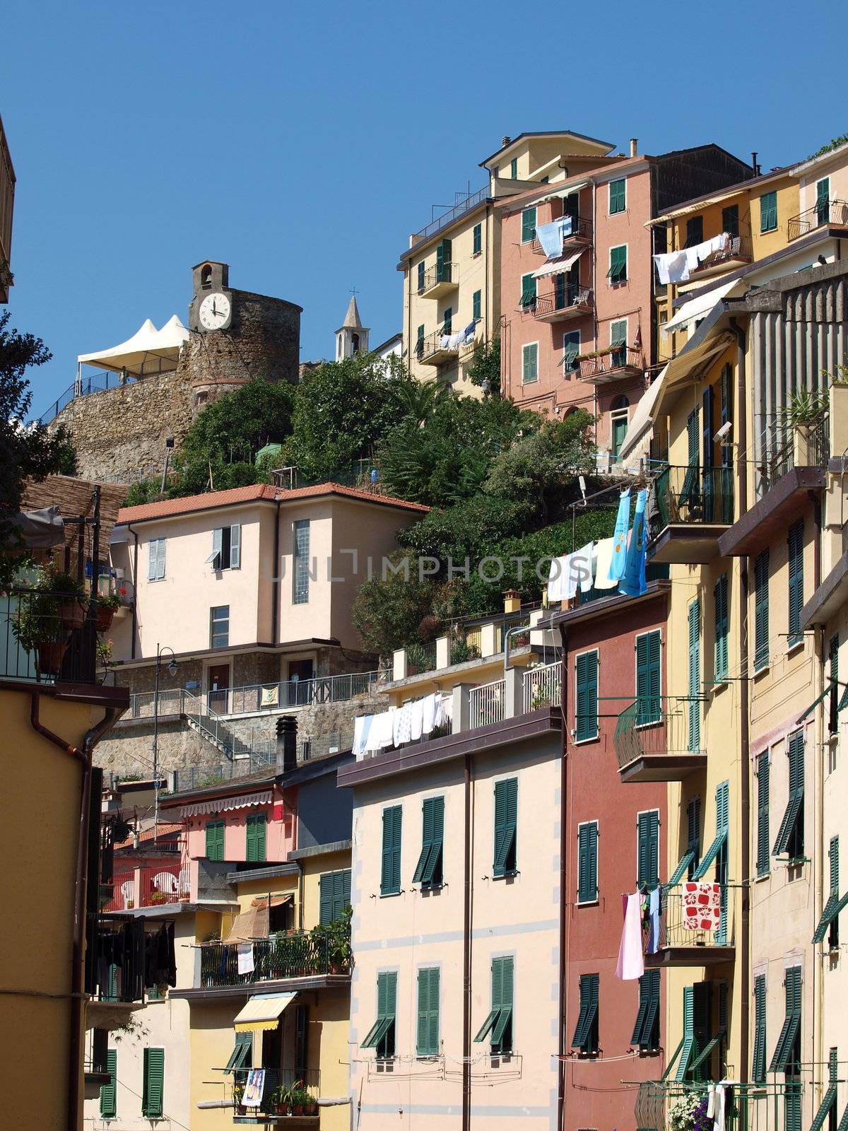 Riomaggiore - one of the cities of Cinque Terre in italy