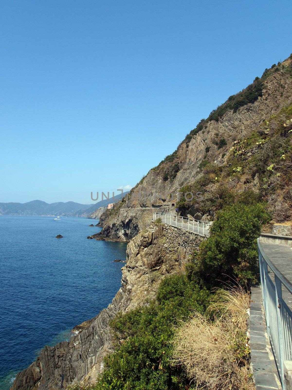"Via dell amor" of Cinque Terre - Liguria Italy.Oone from most beautiful in Italy of for pedestrians paths for lovers ne from most beautiful in Italy of for pedestrians paths for lovers