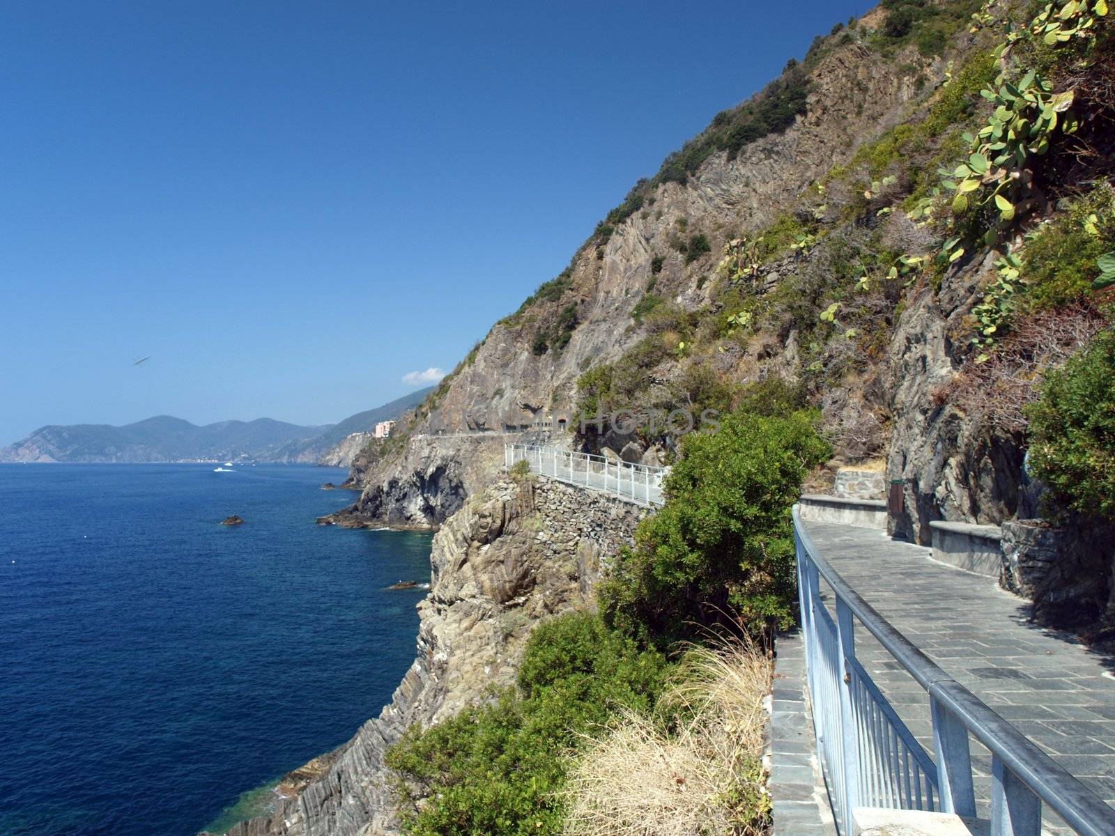 "Via dell amor" of Cinque Terre - Liguria Italy.Oone from most beautiful in Italy of for pedestrians paths for lovers ne from most beautiful in Italy of for pedestrians paths for lovers