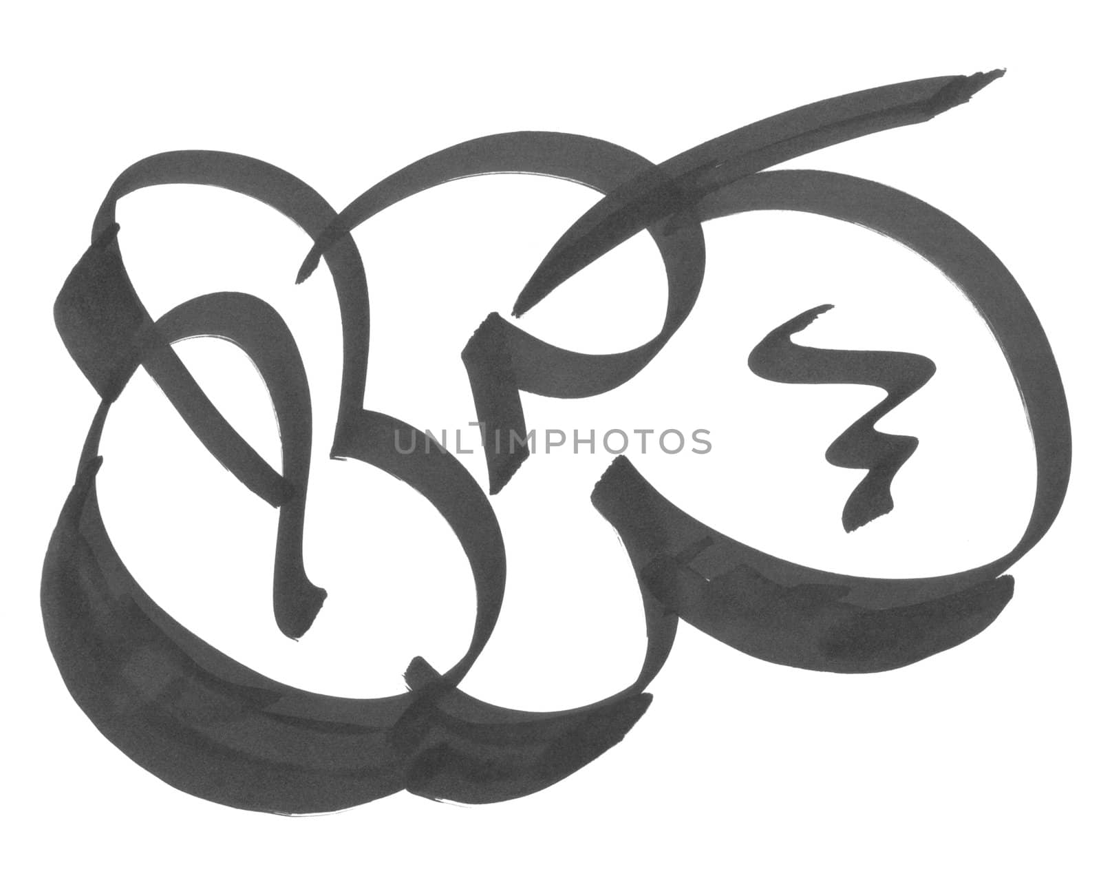 graffiti on a white background. great for textures or just that extra on your design.