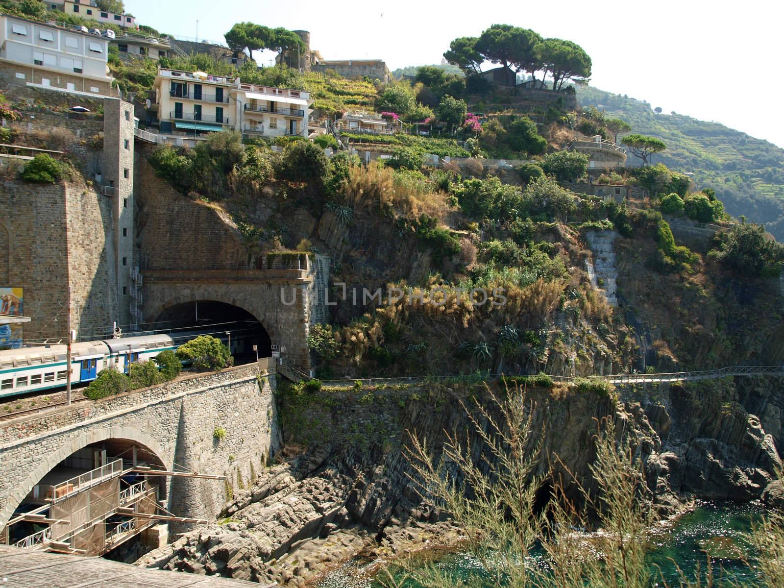 Riomaggiore - one of the cities of Cinque Terre in italy