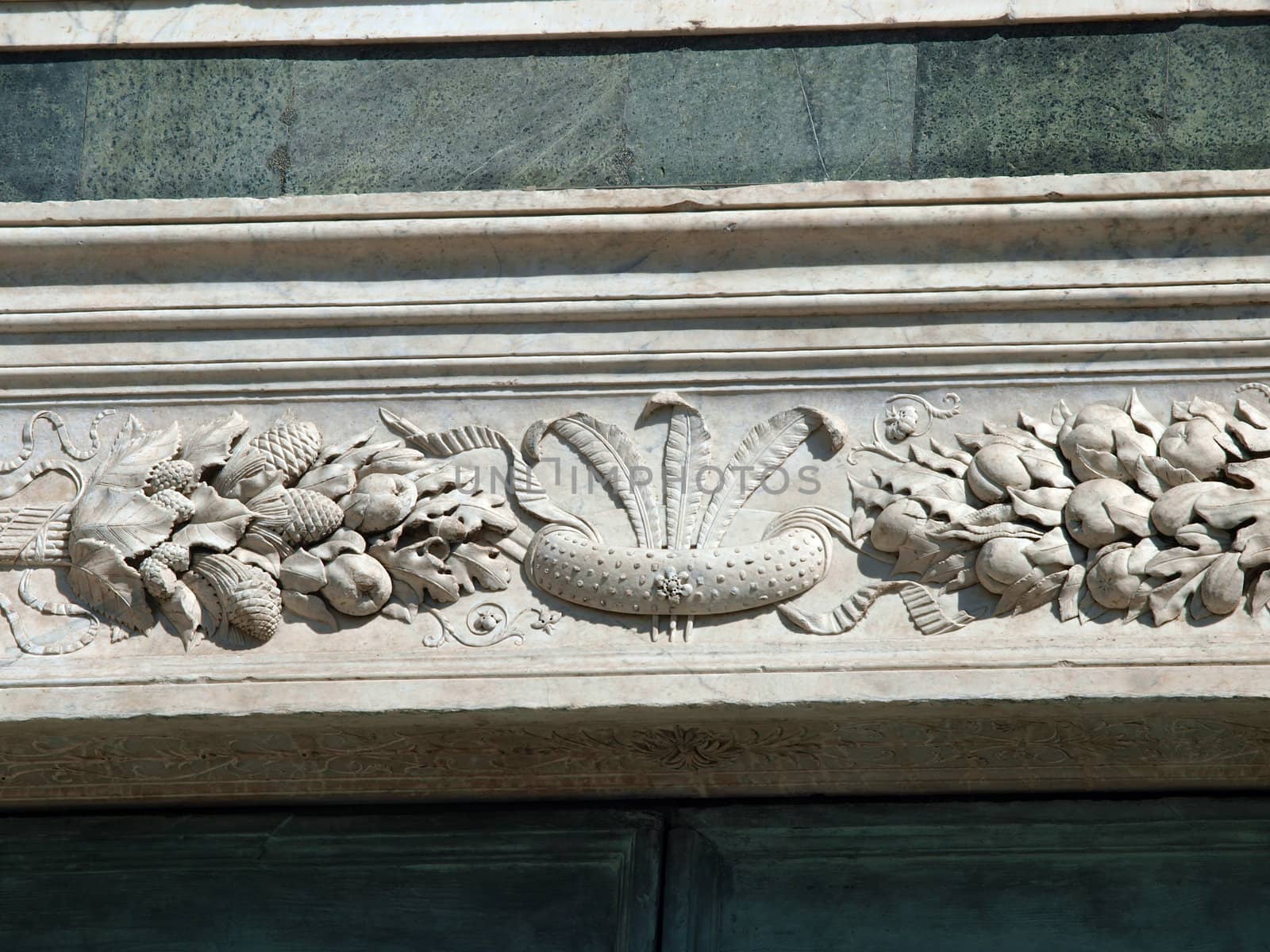 Detail from facade of Santa Maria Novella - Florence