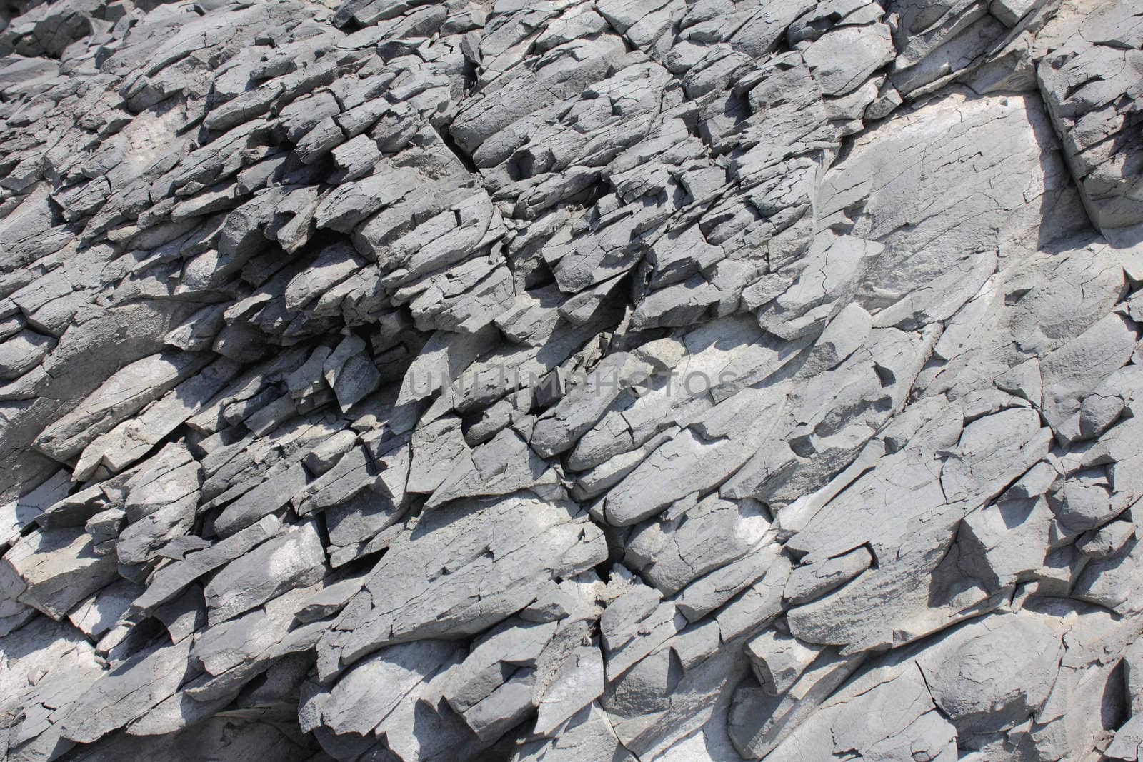 Erosion on sea coast rock
