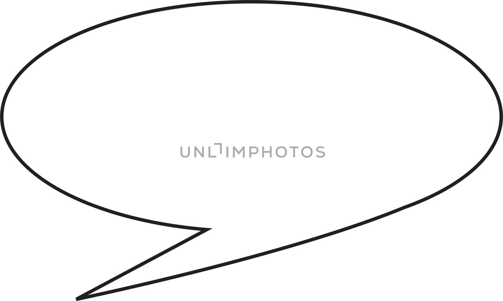 Thought or speech bubble. Could be used as a text space or in a comic strip