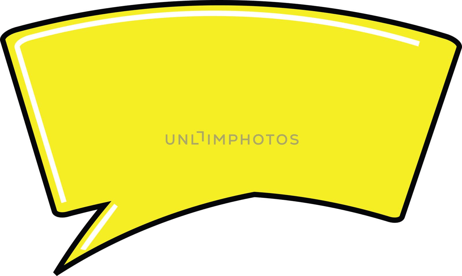 Thought or speech bubble. Could be used as a text space or in a comic strip
