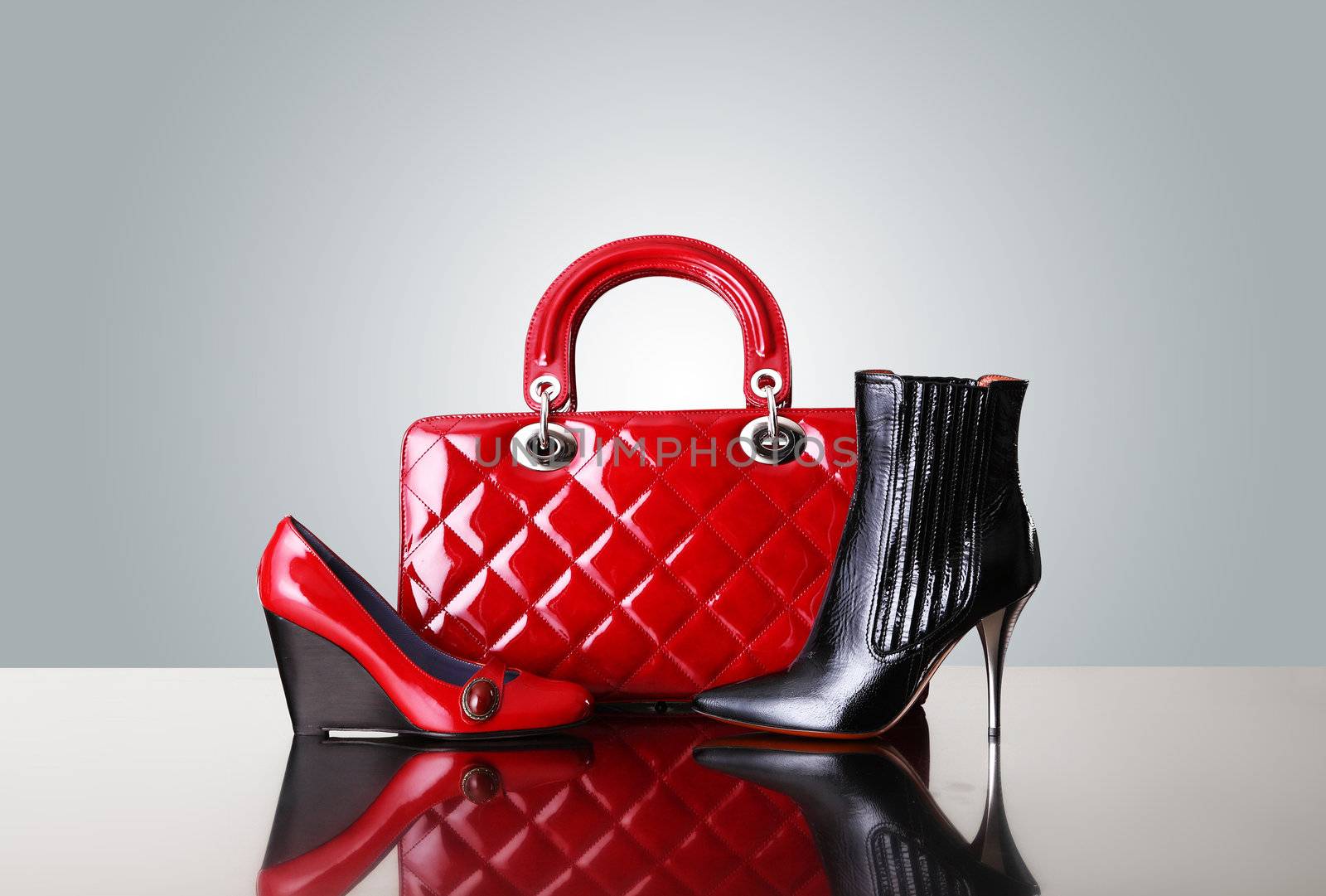 shoes and handbag, fashion photo