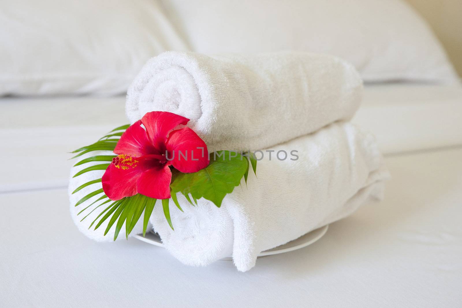 hotel towels by clearviewstock