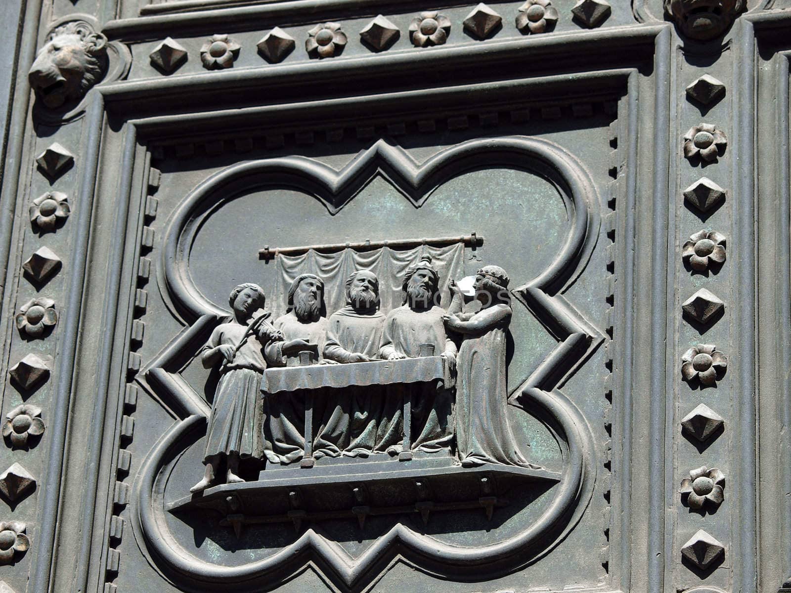 Florence Baptistery - South Portal by Andrea Pisano- 1336. Histories of St John the Baptist