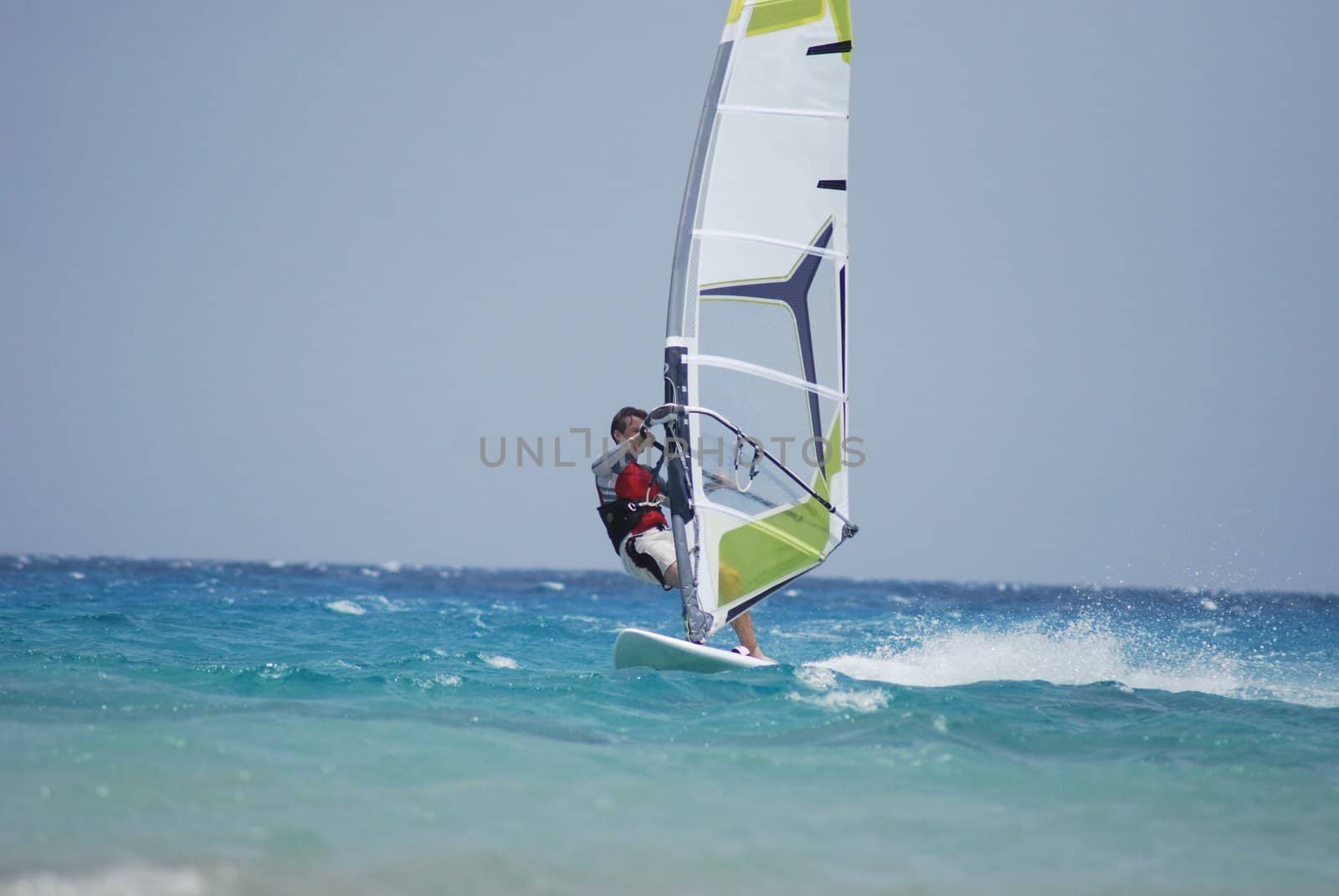 windsurfing  on the move 