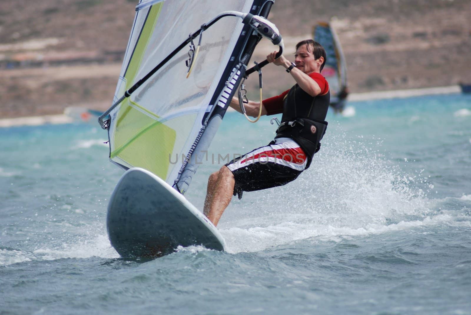 windsurfing  on the move 