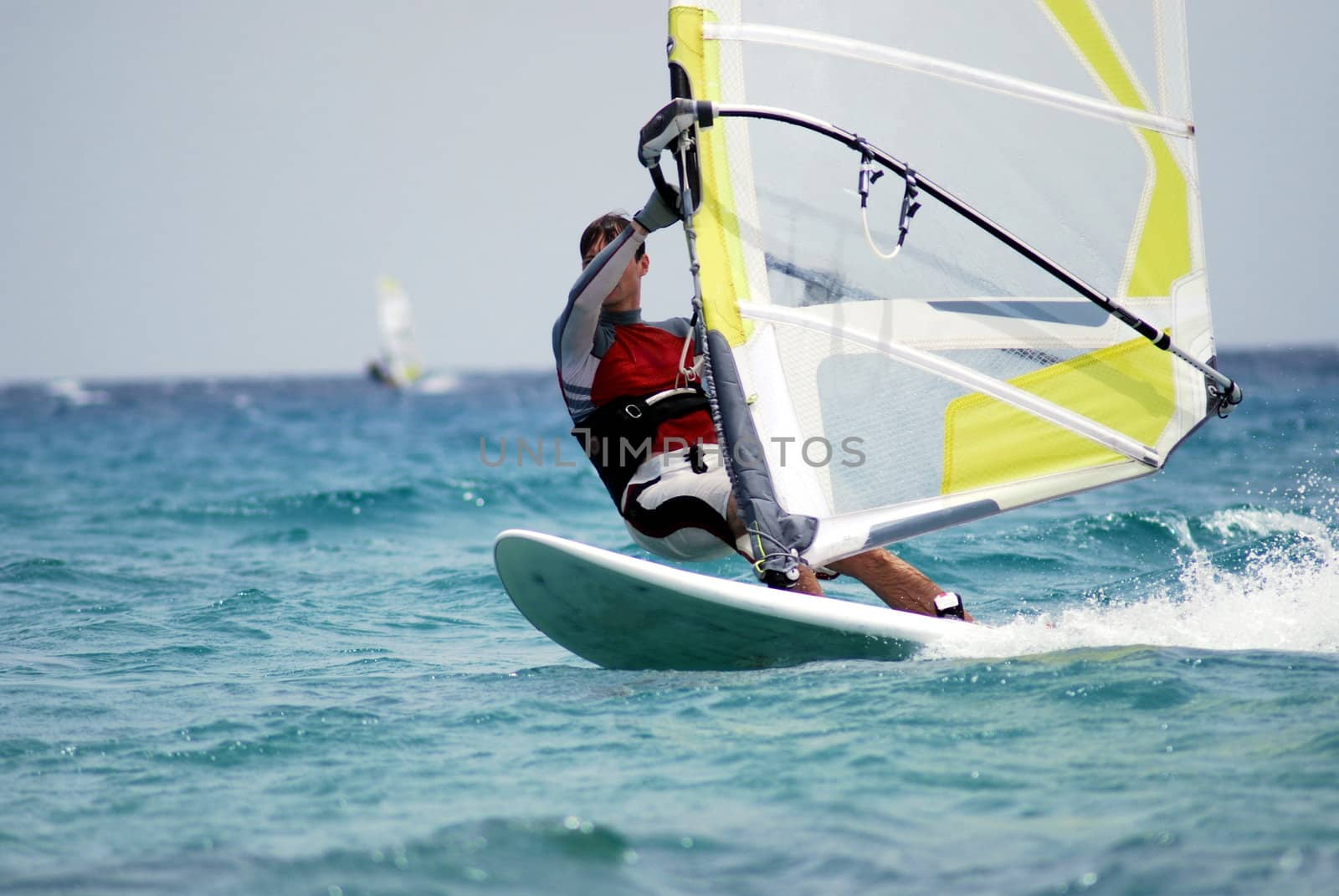 windsurfing  on the move 