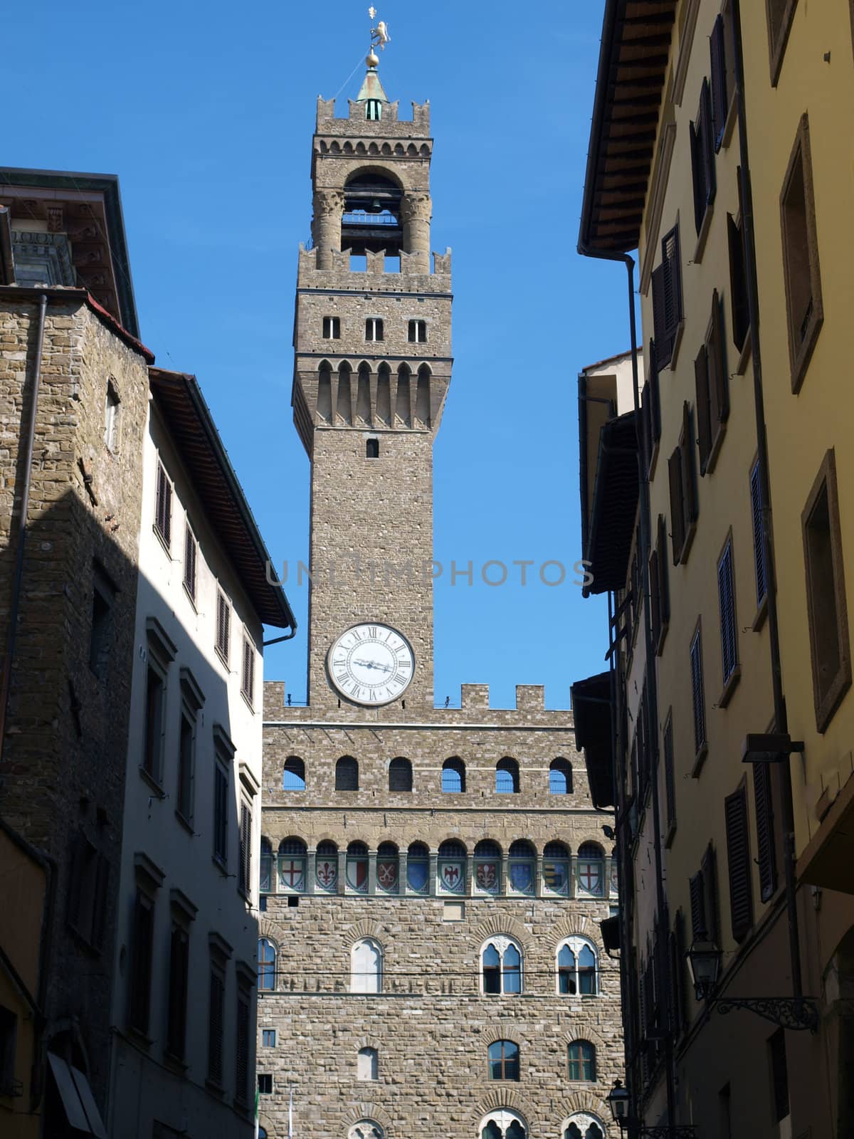 Florence - view of Palazzo Vecchio, tuscany, Italy