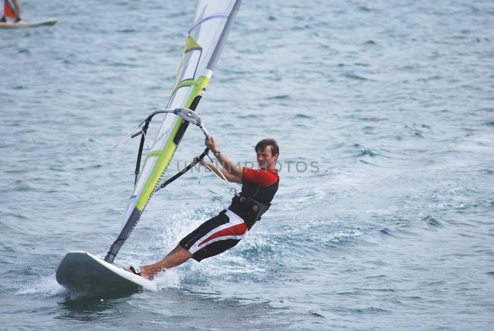 windsurfing  on the move 