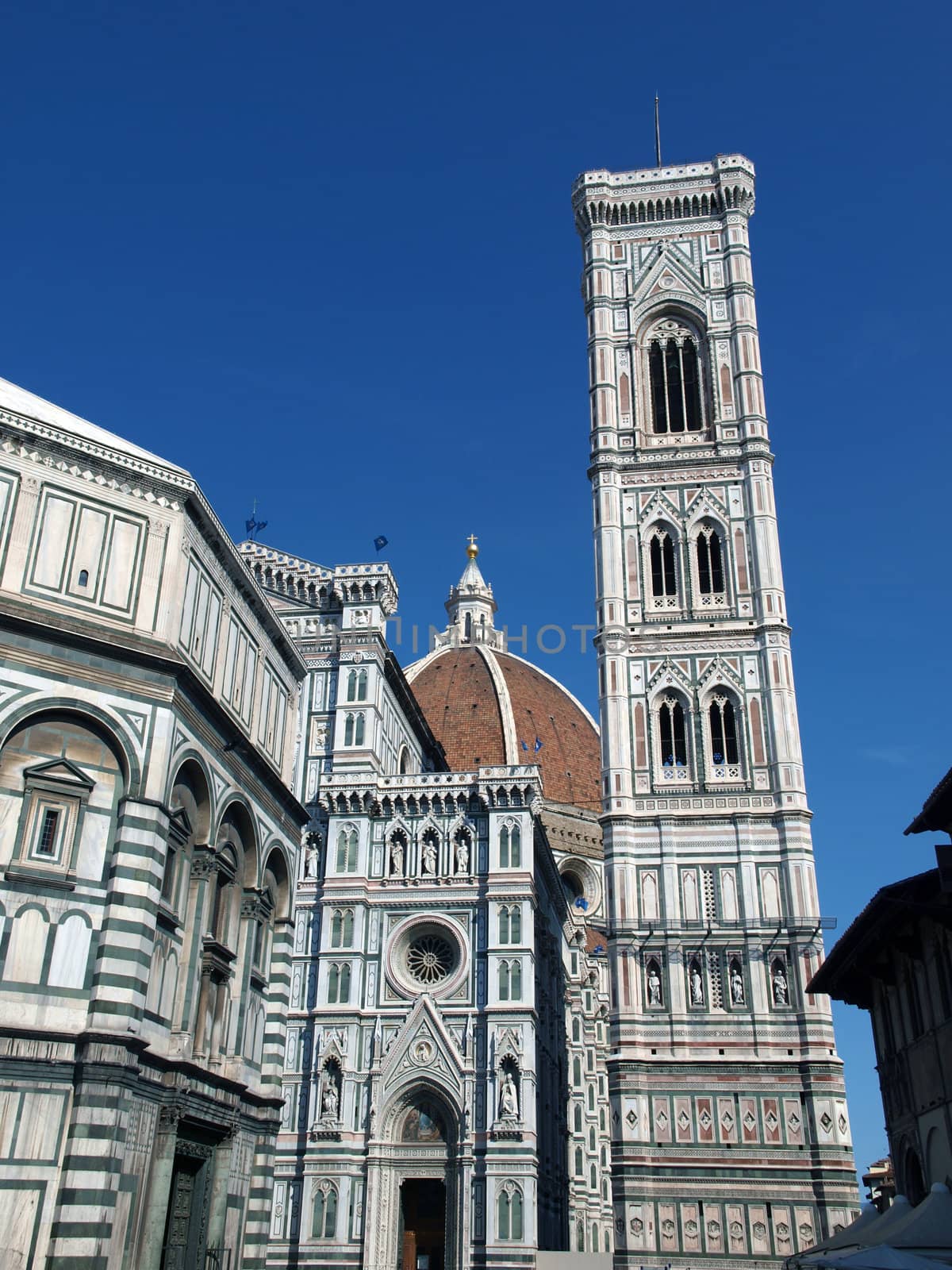View of the Giotto's bell tower and Duomo - Florence