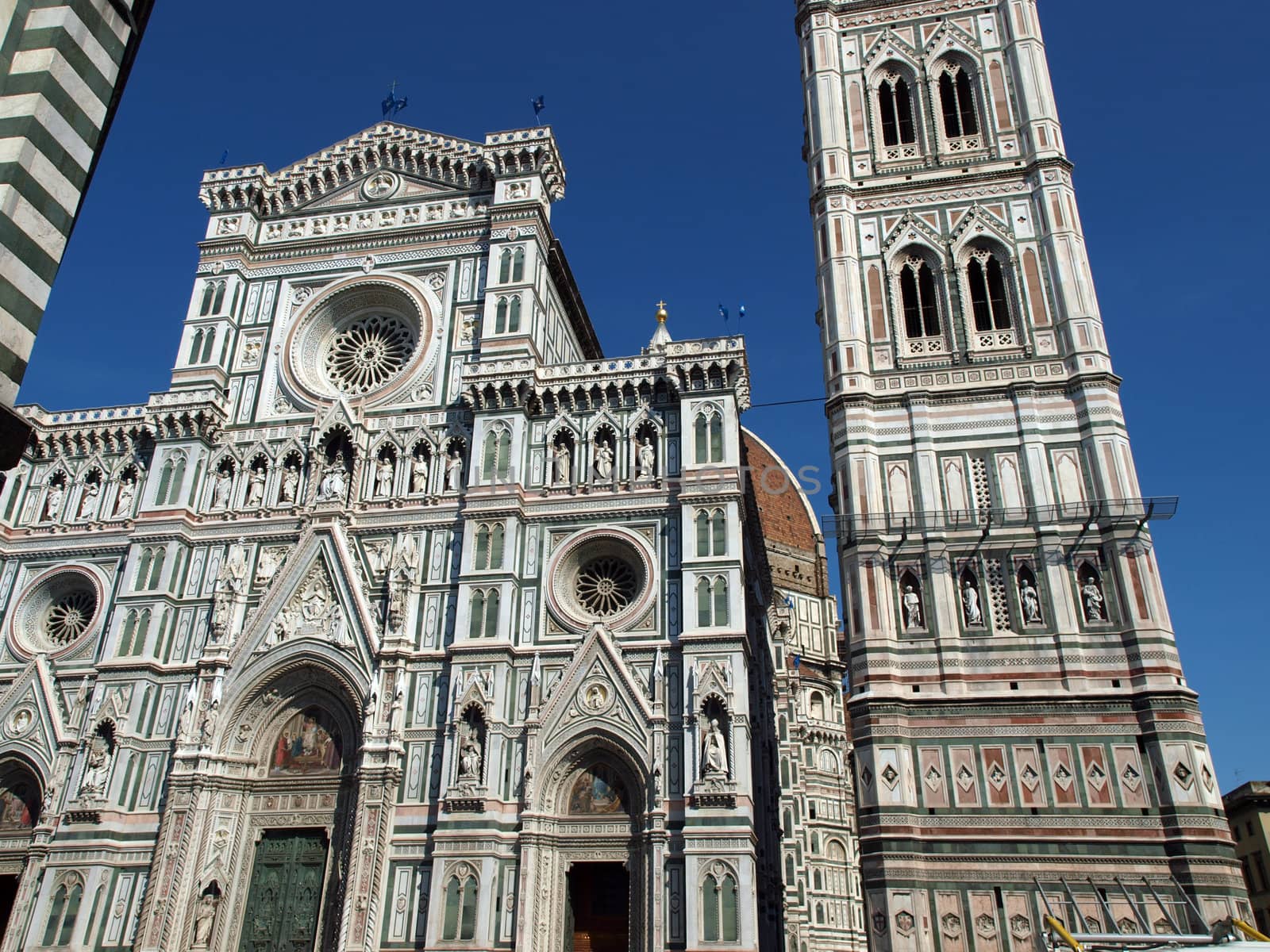 View of the Giotto's bell tower and Duomo - Florence