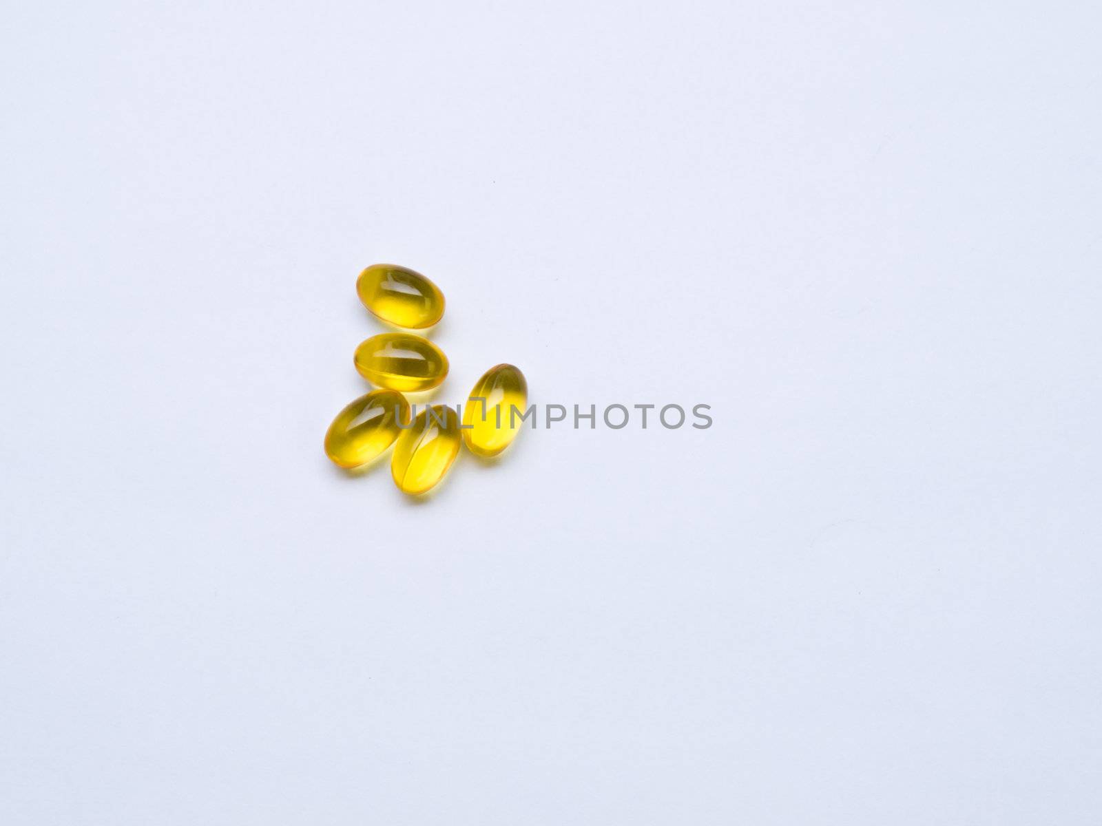 Supplements isolated on white backgound