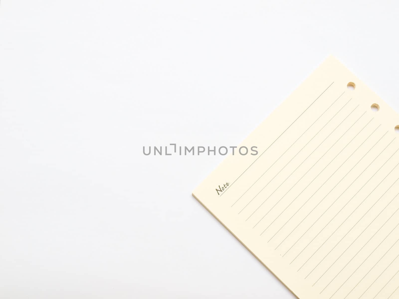 Stack of blank paper sheets on white background