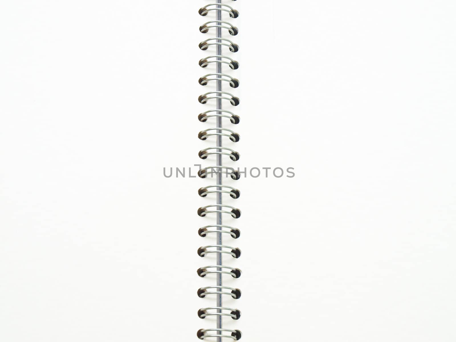 open spiral binding notebook