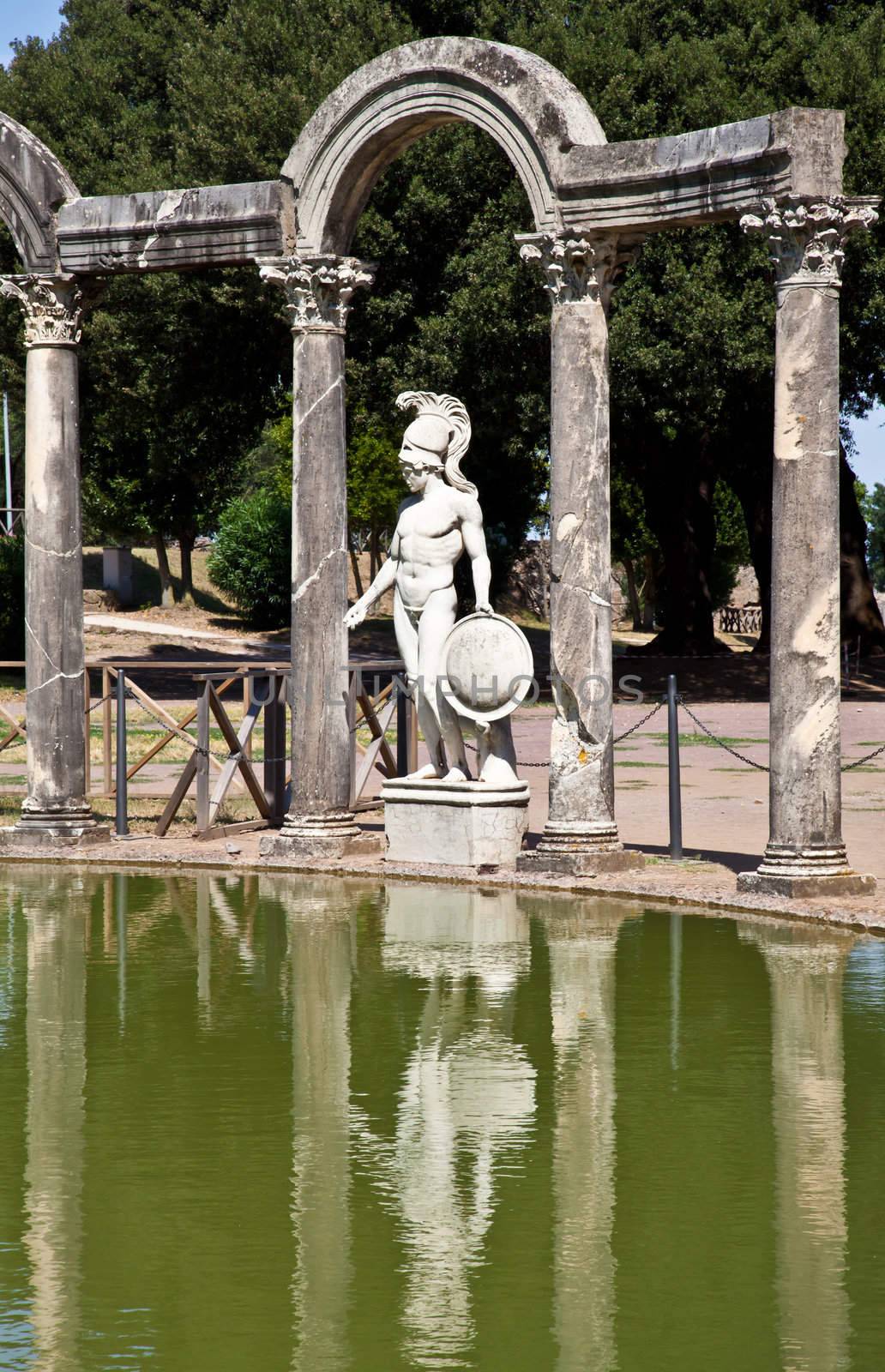 Villa Adriana in Tivoli - Italy. Example of classic beauty in a roman villa.