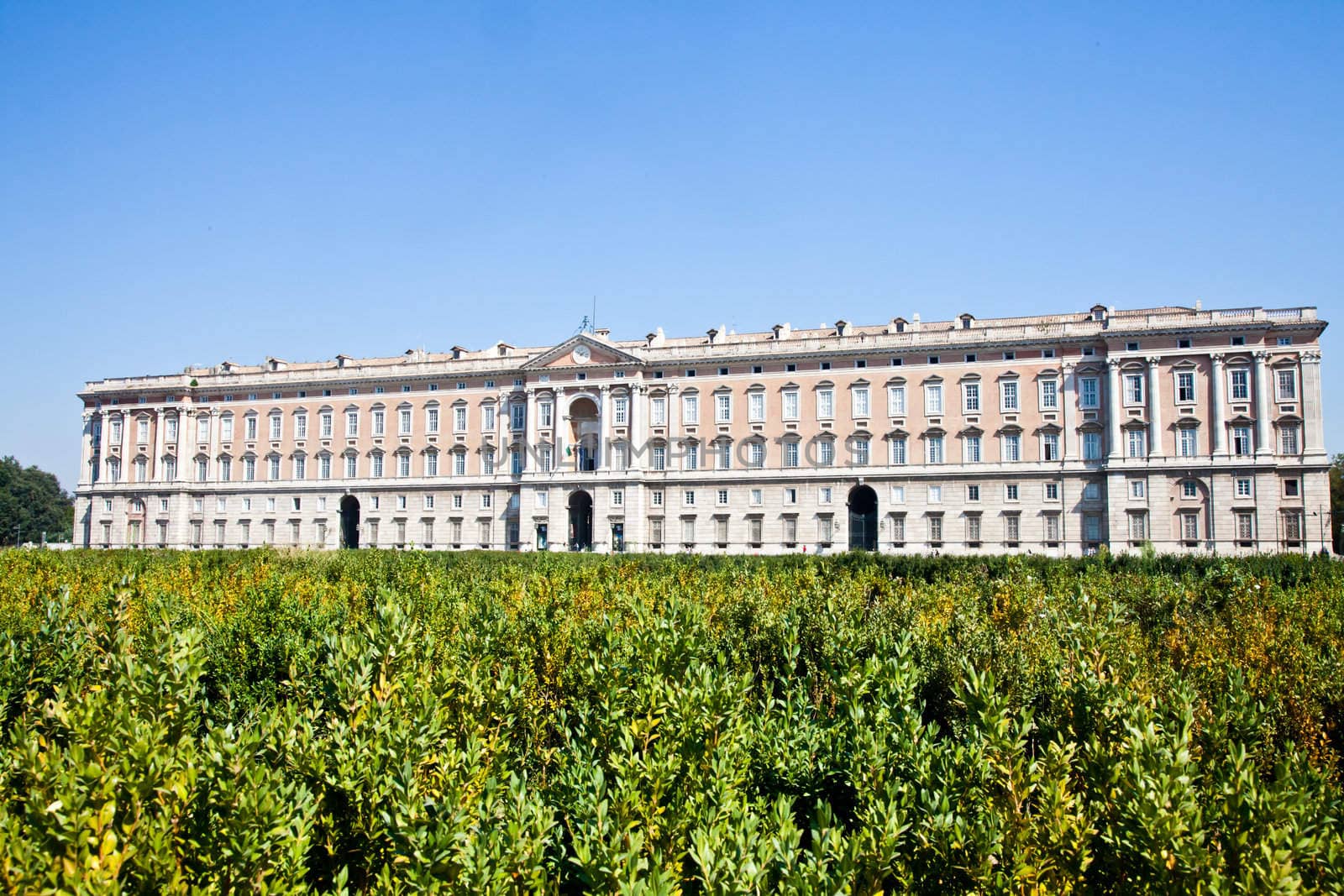 Reggia di Caserta (Caserta Royal Palace) during a sunny day