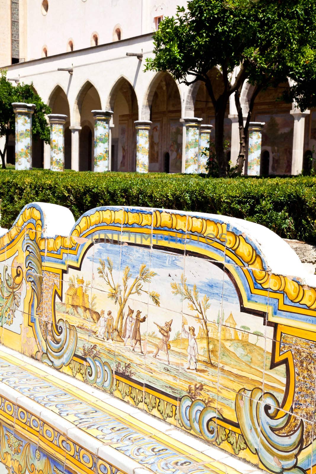 Santa Chiara is a religious complex in Naples, southern Italy, that includes the Church of Santa Chiara and a monastery