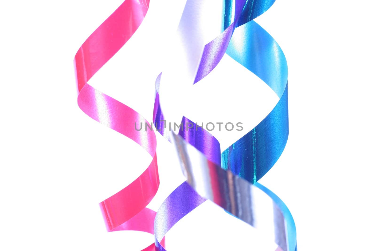 Shiny colorful satin ribbons by jarenwicklund