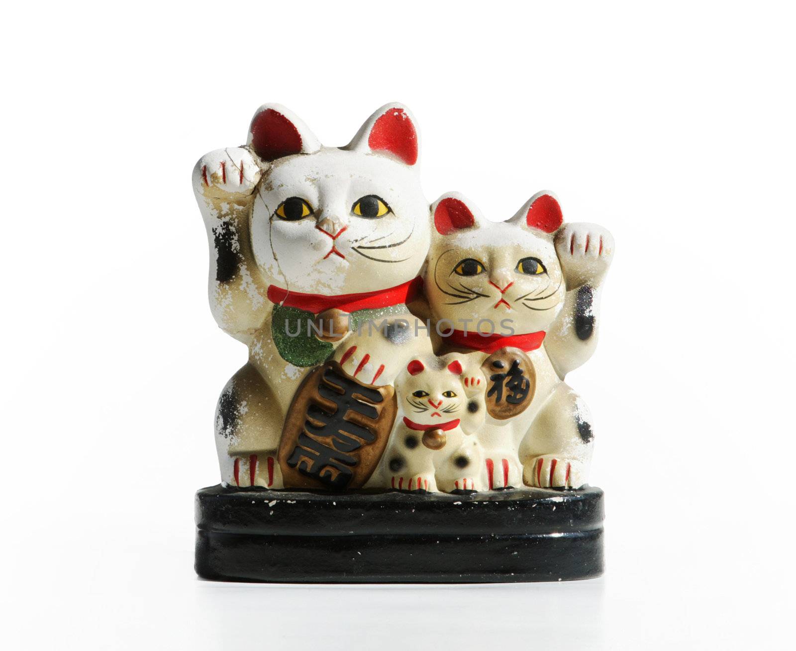 Lucky Chinese Cats by Creatista