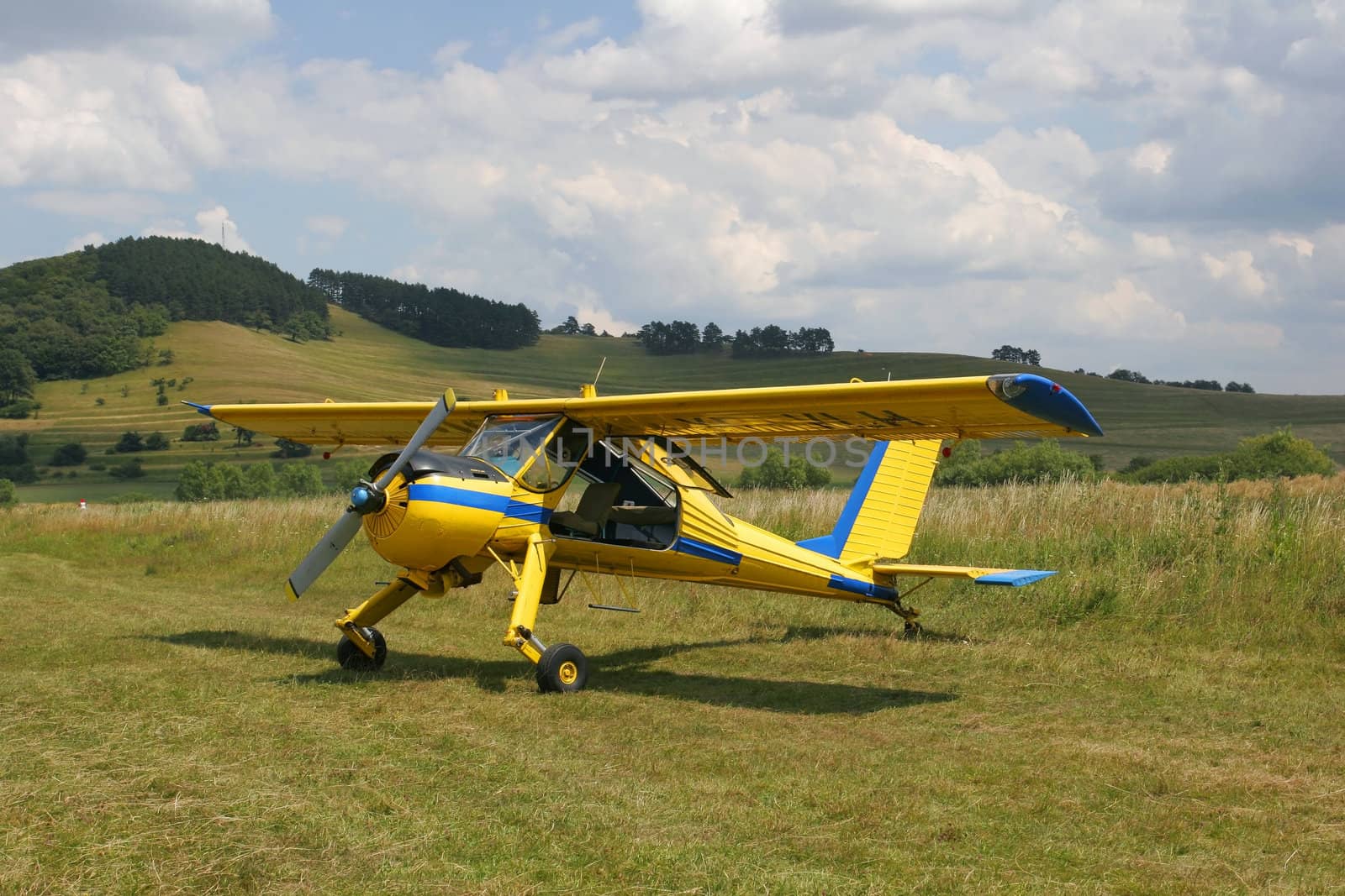 Yellow plane