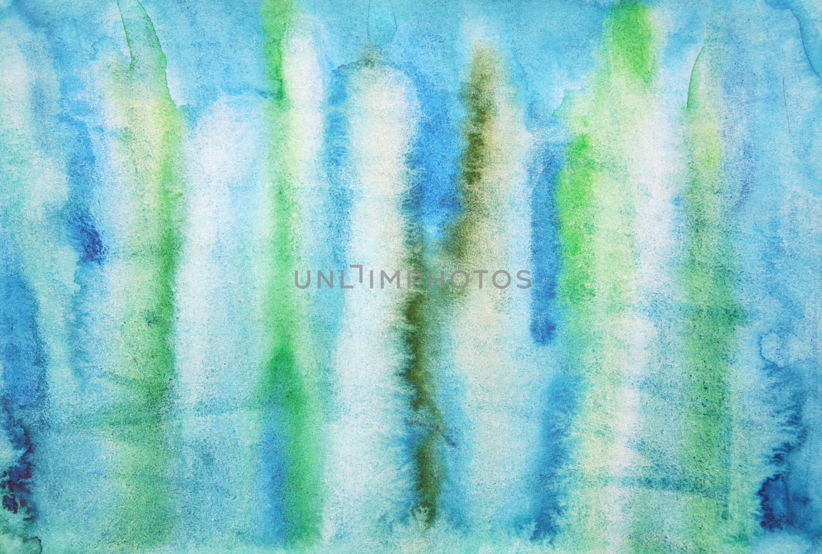 Abstract watercolor grunge background with colorful different layers on paper texture 