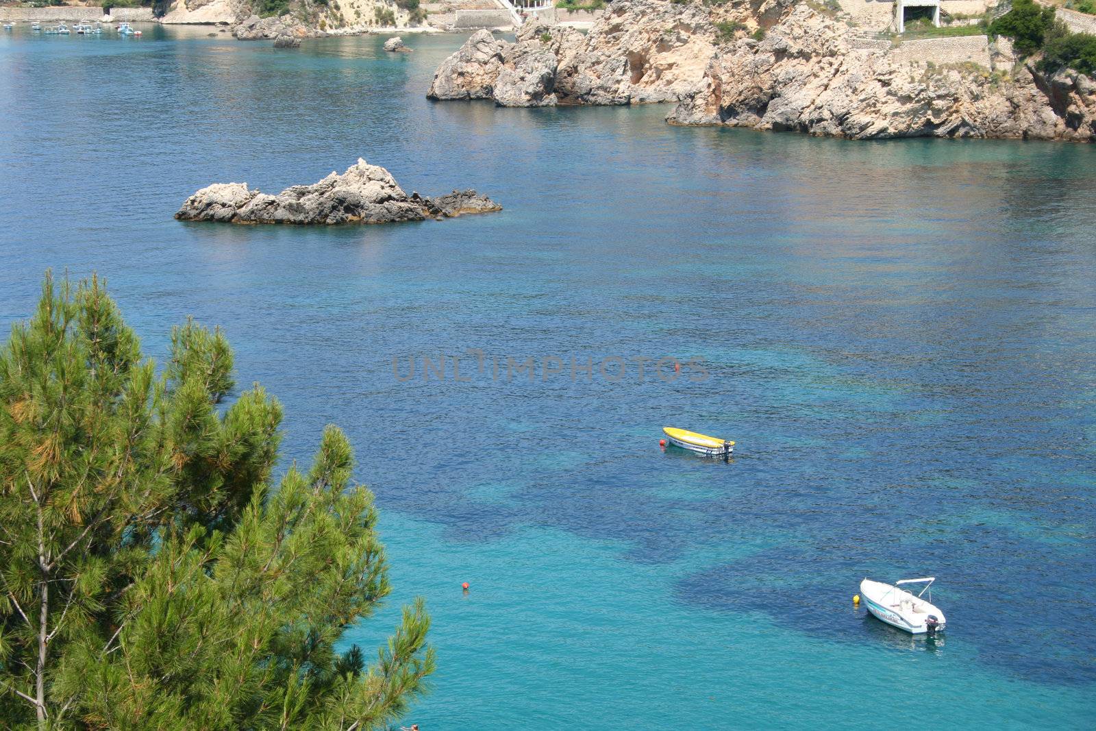 Greece. Corfu island. Paleokastrica coast 