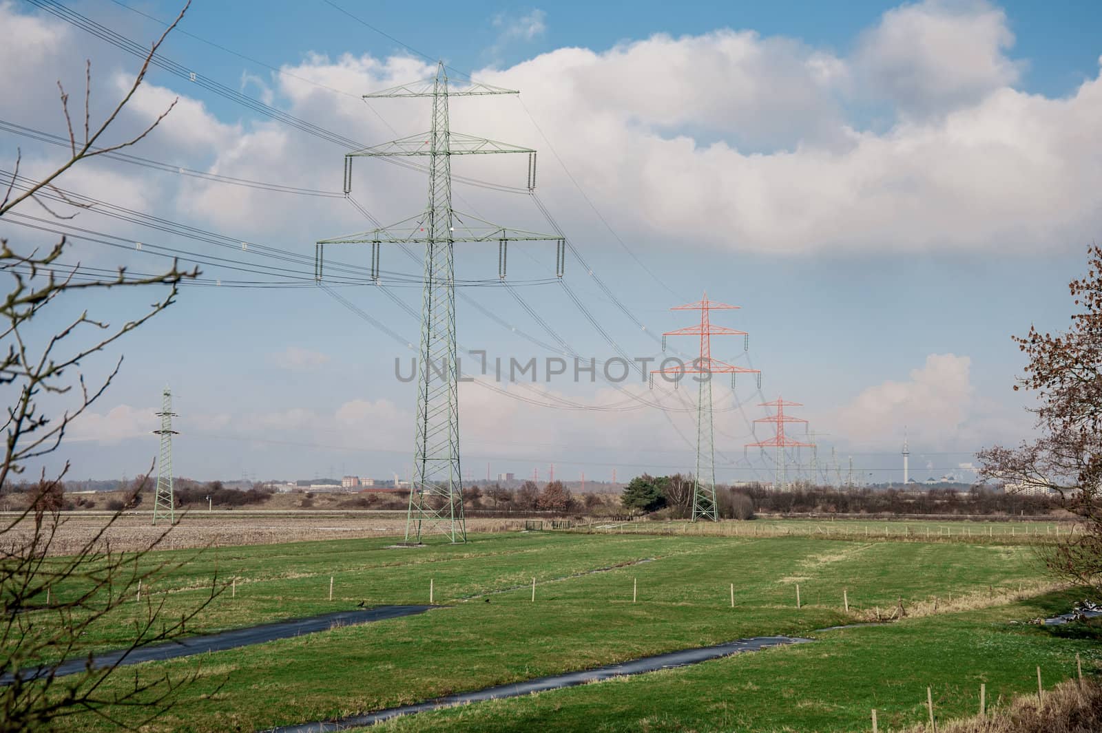  Power poles in Hamburg