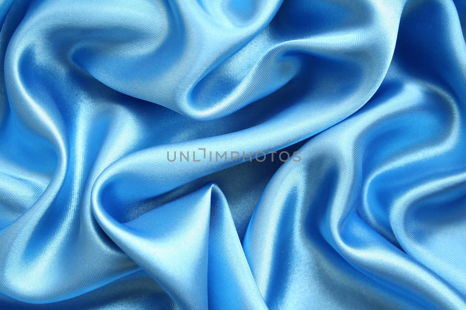 Smooth elegant blue silk can use as background