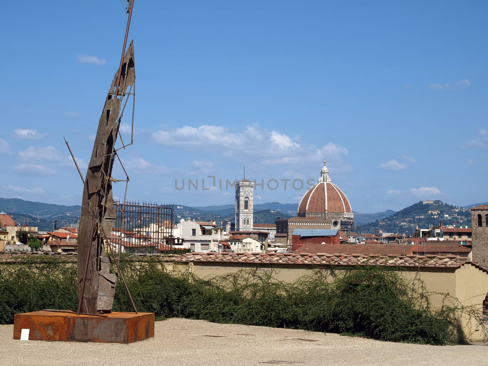 View on Florence from Palace Pitti 
