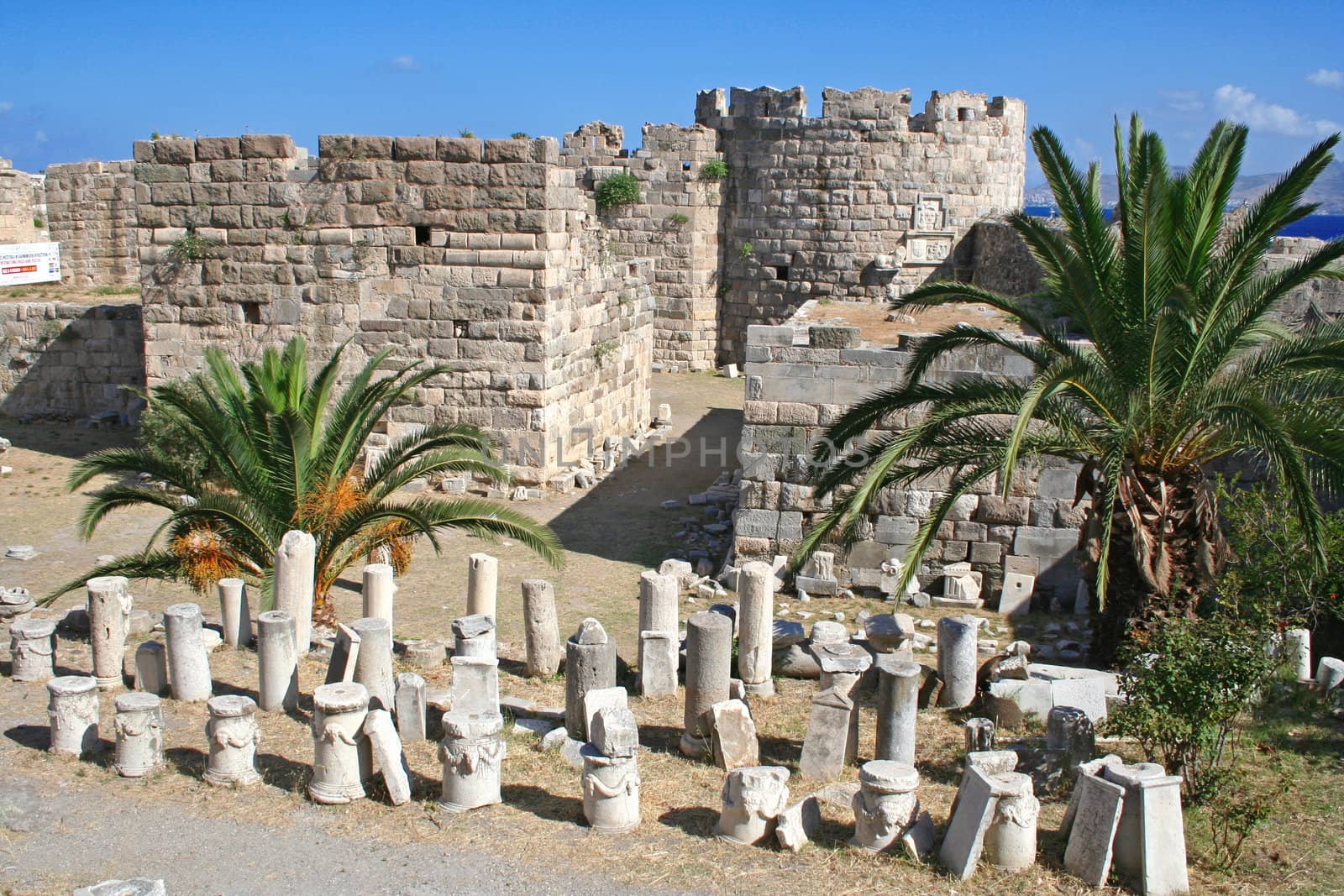 Greece. Kos island. The castle of the Knights of the Order of Saint John.