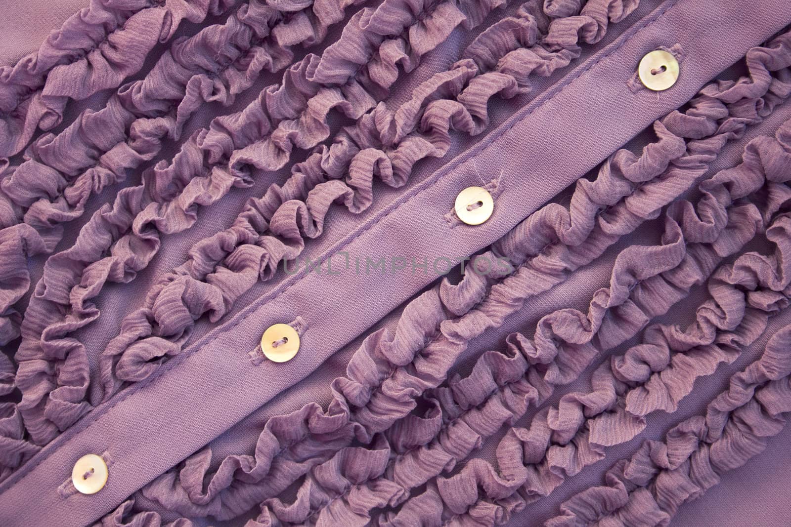 Smooth elegant lilac silk with ruche can use as background 