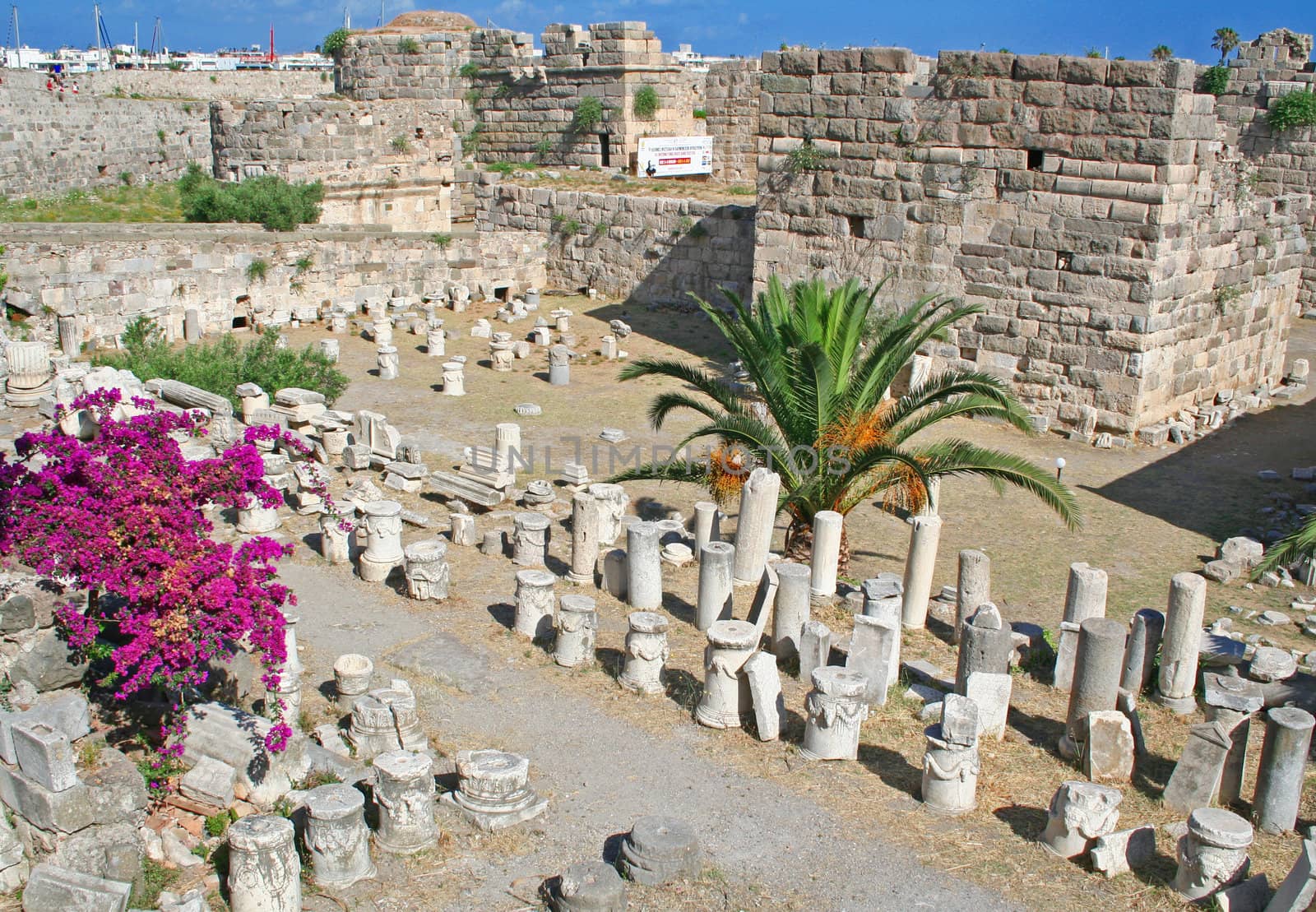 Greece. Kos island. The castle of the Knights of the Order of Saint John