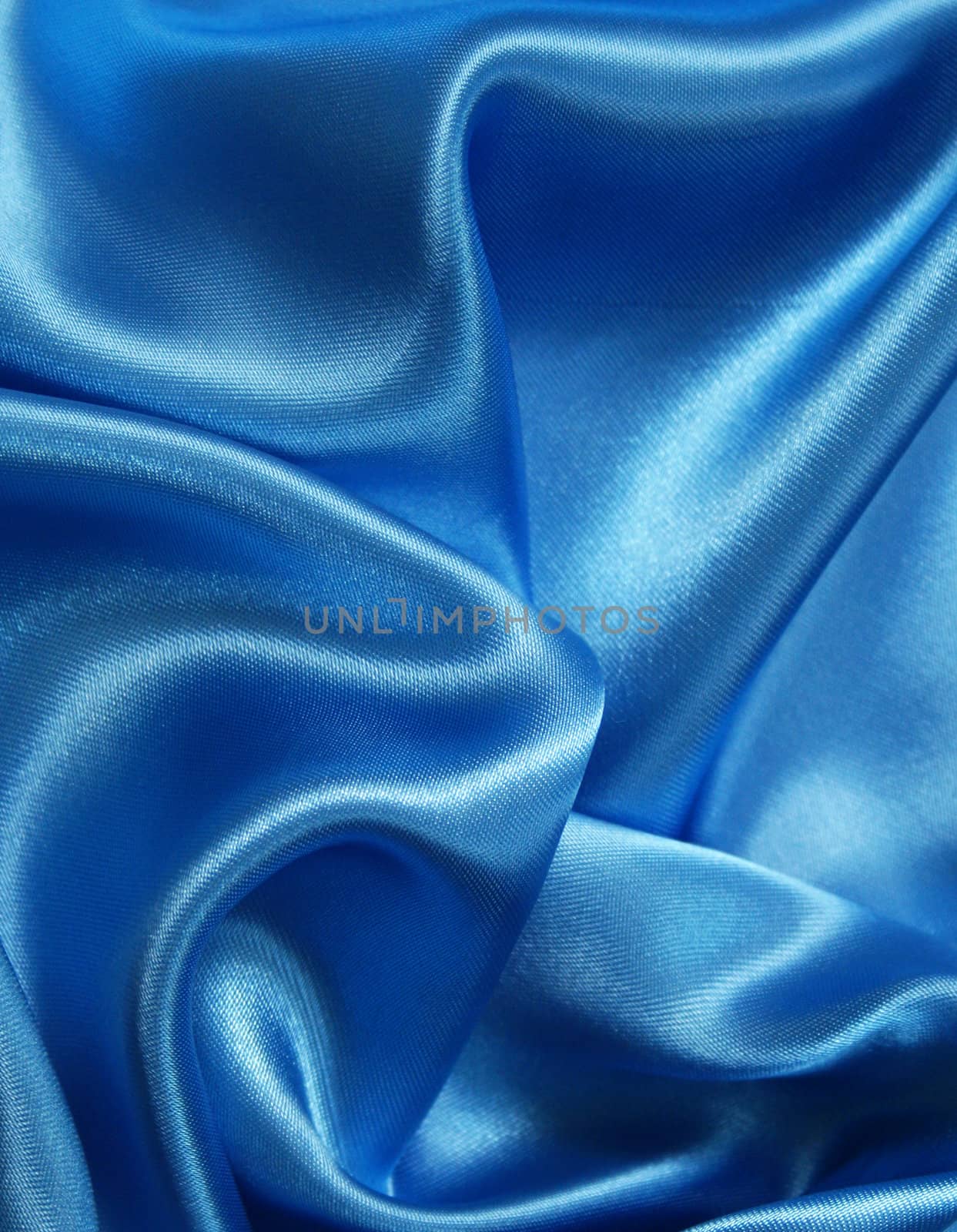 Smooth elegant dark blue silk can use as background 