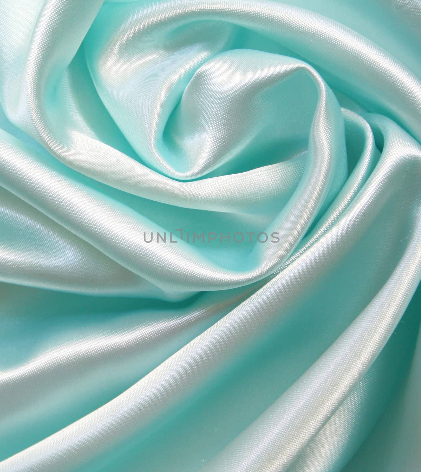 Smooth elegant blue silk can use as background
