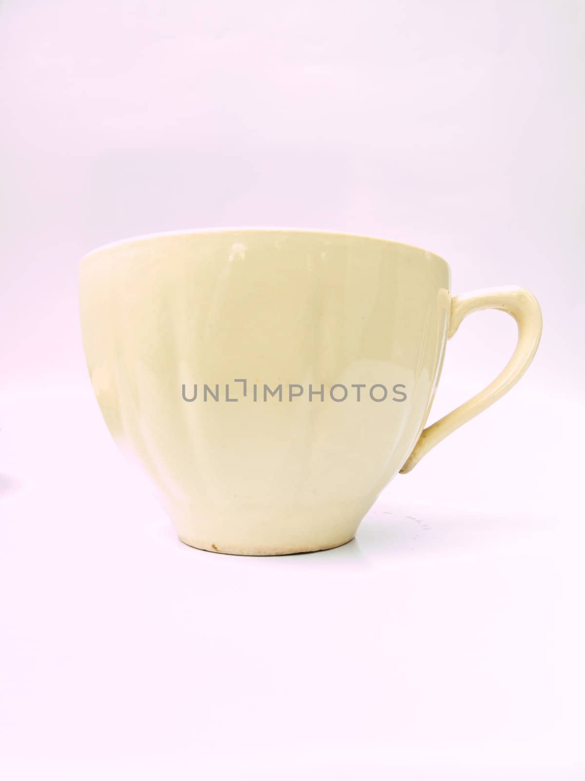A tea cup isolated on white background by gururugu