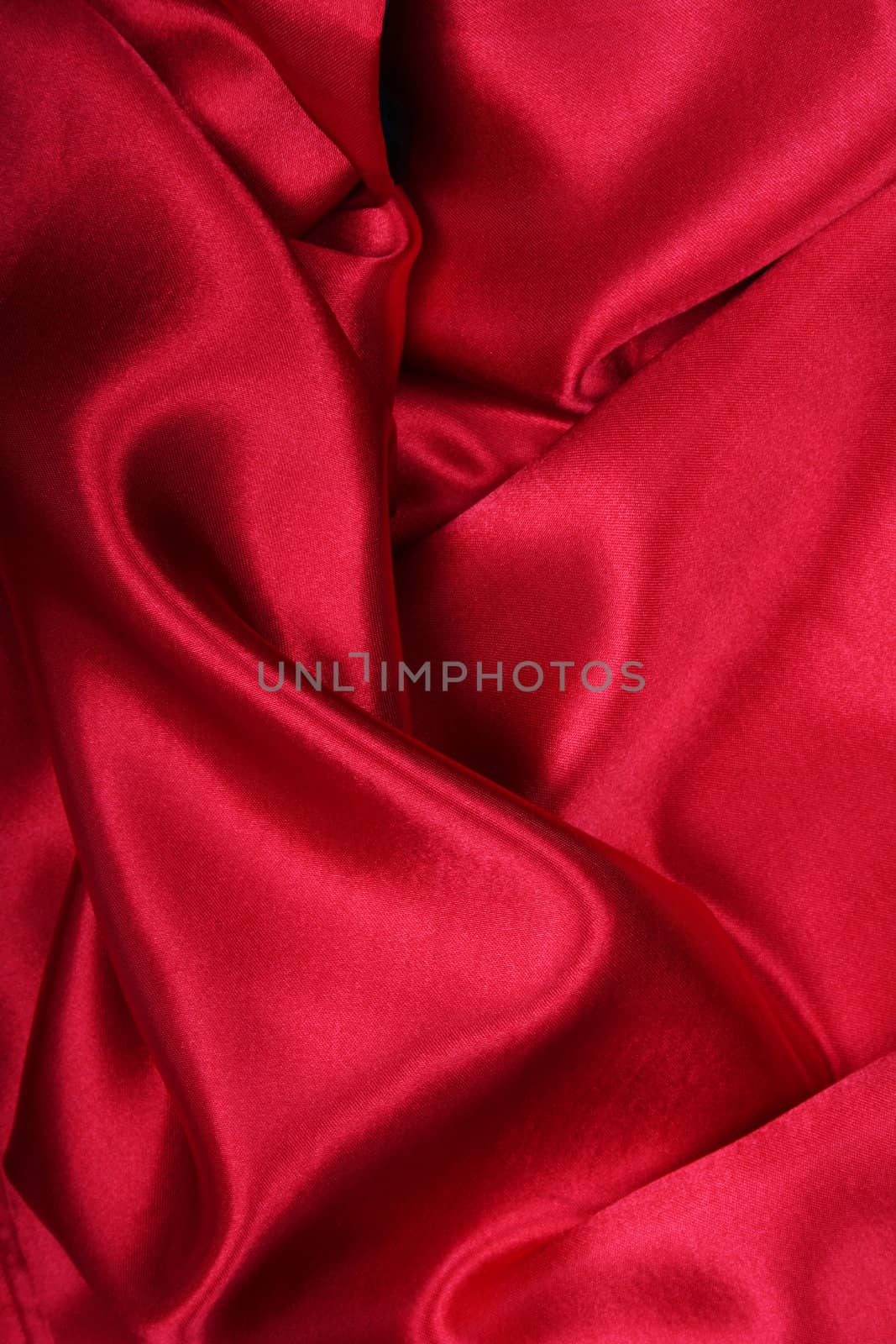 Smooth elegant red silk can use as background 