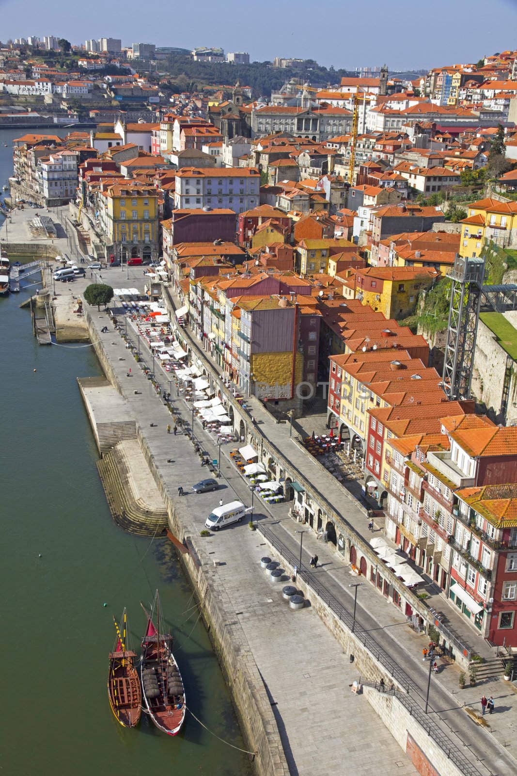 Portugal. Porto city. View of Douro river embankment  by oxanatravel