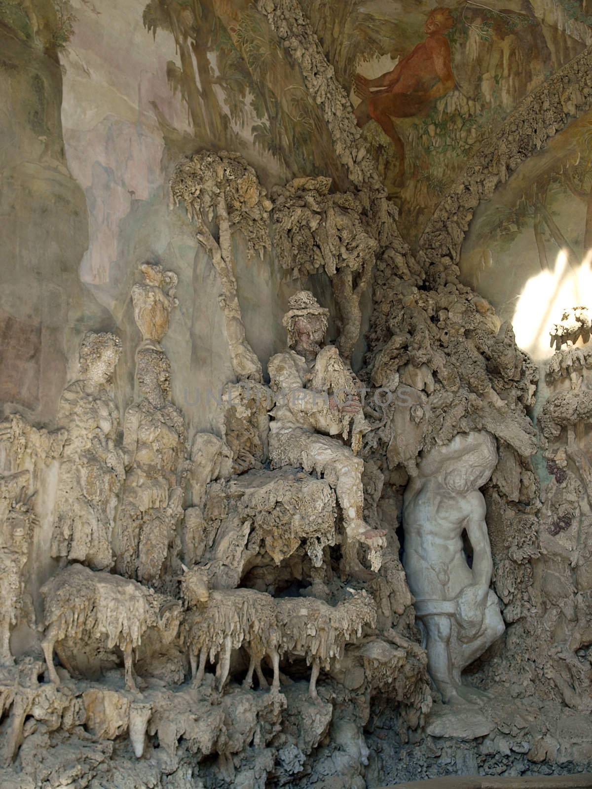 Florence - Grotto by Buontalenti in Boboli Gardens