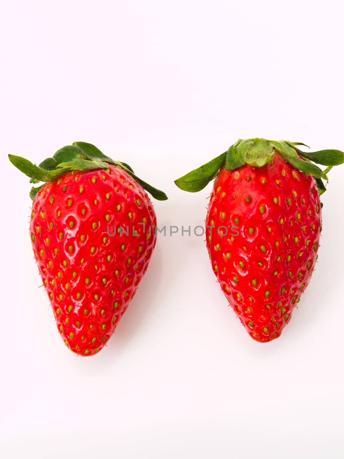 Fresh strawberry Isolated on white background