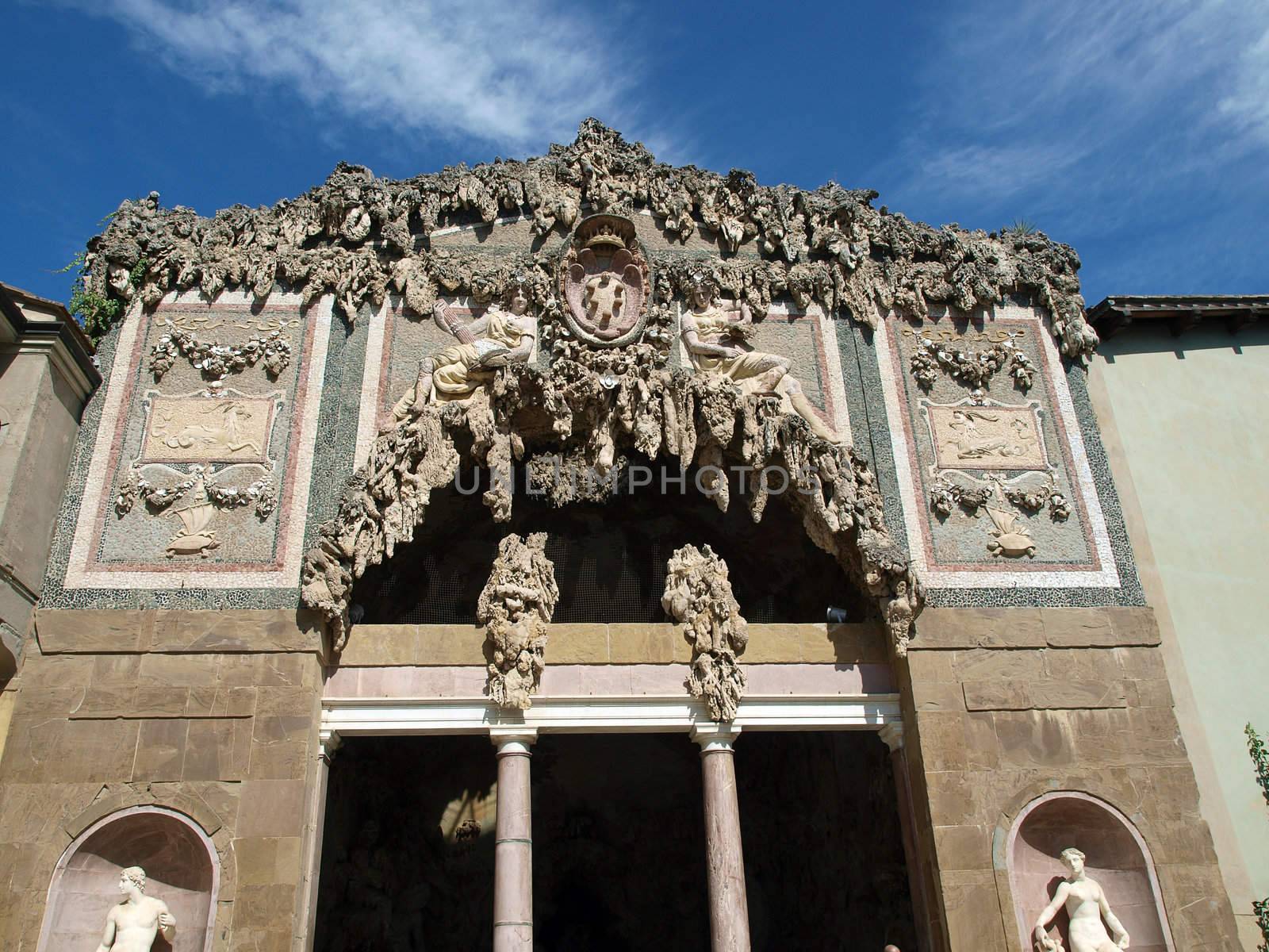 Florence - Grotto by Buontalenti in Boboli Gardens